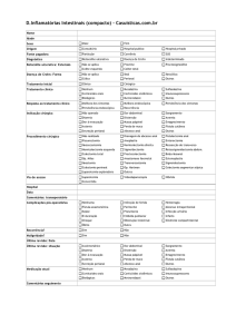 Doenças inflamatória intestinais