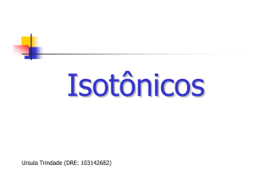 Isotônicos - farmacia.ufrj