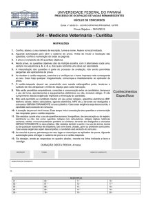 244 – Medicina Veterinária - Curitiba - NC