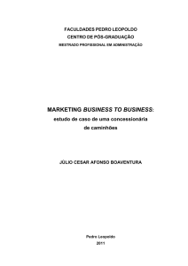 MARKETING BUSINESS TO BUSINESS