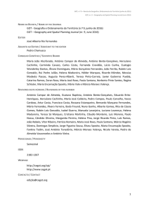 GOT - Geografia e Ordenamento do Território (n.º 9, junho de 2016