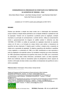 Consequências da urbanização na vegetação e na temperatura da