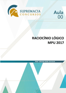 raciocínio lógico mpu 2017