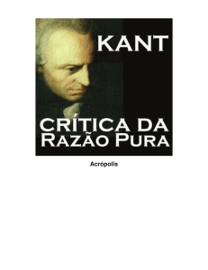 Crítica da razão pura