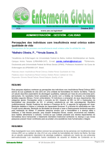 Percepções dos indivíduos com insuficiência renal crônica sobre