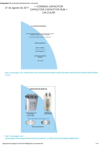 Funcionamento capacitores - Portal do Eletrodomestico