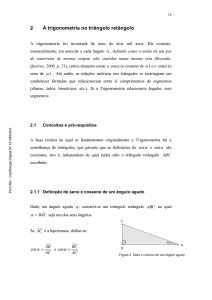 2 A trigonometria no triângulo retângulo - Maxwell - PUC-Rio