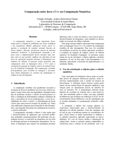 Comparação entre Java e C++ na Computação - Inf