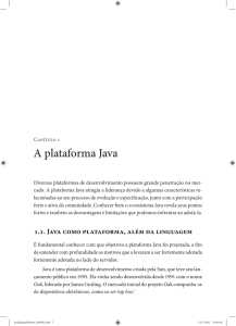 Java como plataforma, além da linguagem