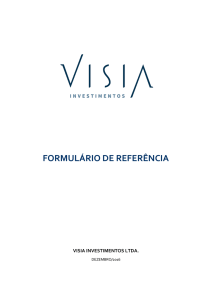 Formulário de Referência - VISIA INVESTIMENTOS LTDA.