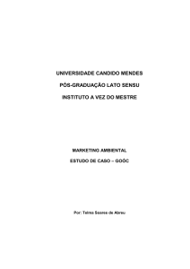Exemplo de Monografia - AVM Faculdade Integrada