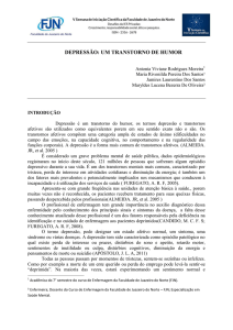 depressão: um transtorno de humor