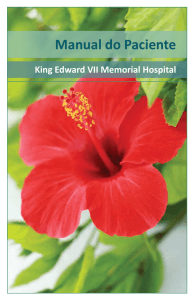 Manual do Paciente - Bermuda Hospitals Board