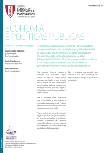 economia e políticas públicas
