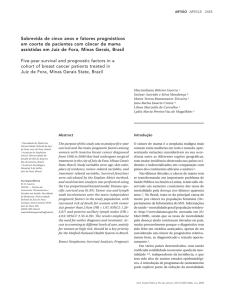 Sobrevida de cinco anos e fatores prognósticos em coorte de