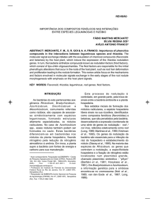 Mercante, F.M. et al., 2002. 65 INTRODUÇÃO As bactérias do solo