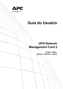 Sobre a placa de gerenciamento