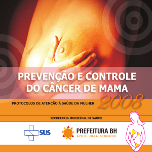 prevenção e controle do câncer de mama