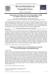 Revista Brasileira de Geografia Física - INPE