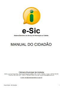 Manual do Usuário - Câmara Municipal de Aratuba