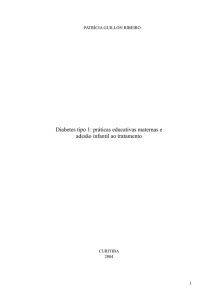 Diabetes tipo 1: práticas educativas maternas e adesão