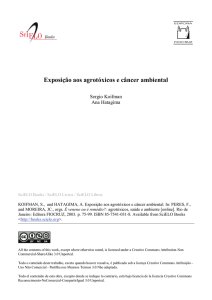 Exposição aos agrotóxicos e câncer ambiental