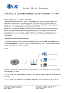 Como usar o Controle de Banda no seu roteador TP