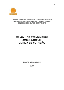 manual de atendimento ambulatorial