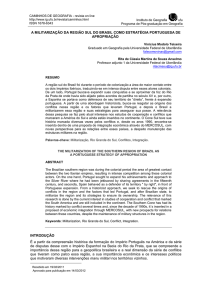 O trabalho corrobora contribuições já realizadas sobre o tema