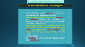 programação orientada a objetos