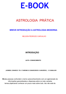 BREVE INTRODUÇÃO A ASTROLOGIA