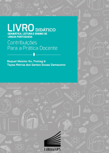 Livro didático-gramática, leitura e ensino da língua portuguesa