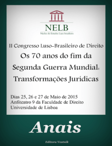 Anais do II Congresso Luso-Brasileiro do NELB