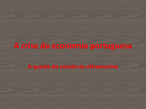 A crise da economia portuguesa