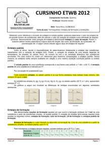 cursinho etwb 2012 - PROF. RICARDO HONDA