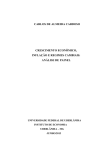 TESE Carlos_ Crescimento Econômico, Inflação e Regimes