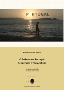 O turismo em Portugal - Estudo Geral