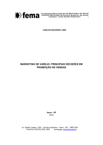 marketing de varejo: principais decisões em promoção de vendas