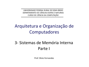 Arquitetura e Organização de Computadores