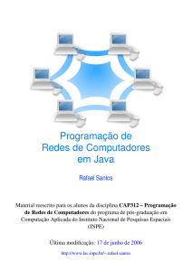 Programação de Redes de Computadores em Java