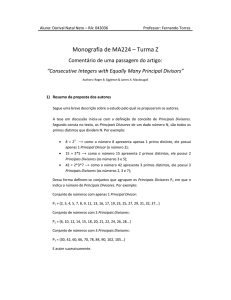 Monografia de MA224 – Turma Z