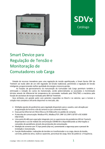 Smart Device para Regulação de Tensão e Monitoração de