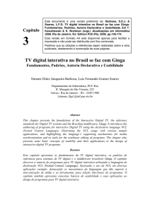 TV digital interativa no Brasil se faz com Ginga