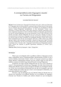 A correspondência entre linguagem e mundo no - Crátilo