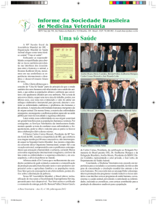 Hora Veterinária - edição 188 - Sociedade Brasileira de Medicina