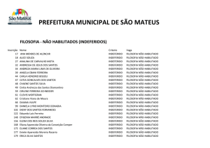 prefeitura municipal de são mateus filosofia