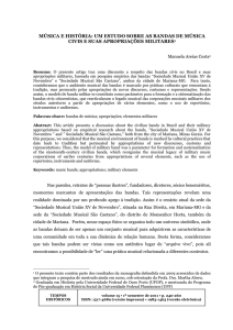 MÚSICA E HISTÓRIA: UM ESTUDO SOBRE AS BANDAS DE