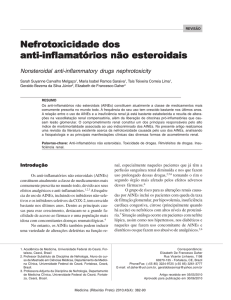 Nefrotoxicidade dos anti-inflamatórios não esteroidais