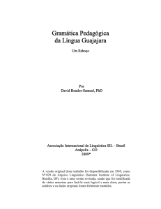 Gramática Pedagógica da Língua Guajajara