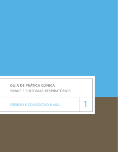 guia de prática clínica sinais e sintomas respiratórios espirro e